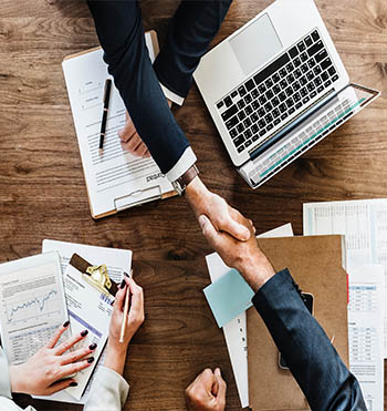 people doing business in a meeting