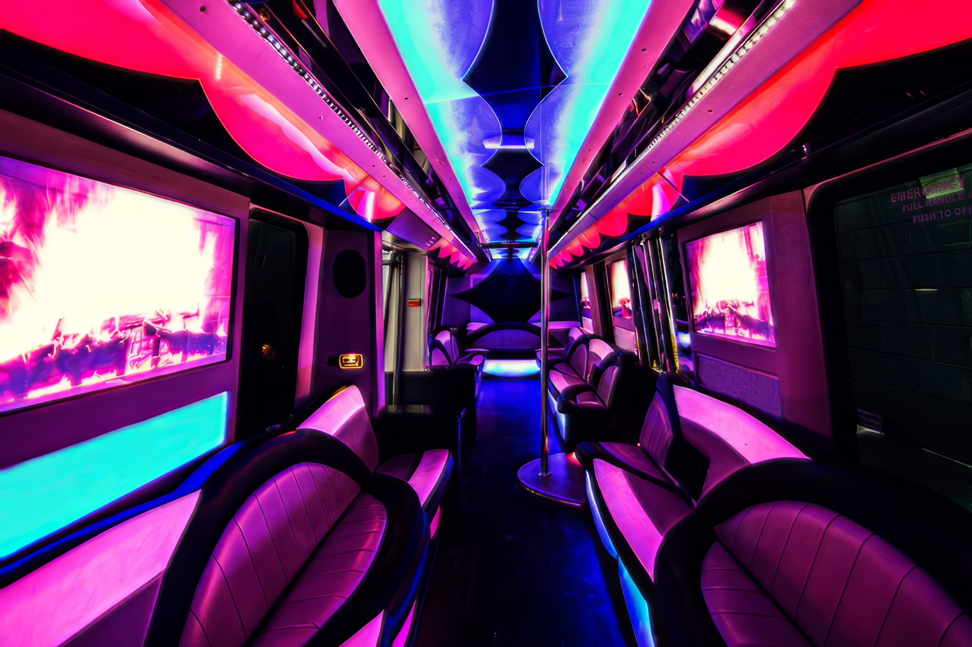 Huge party bus in Grand Rapids