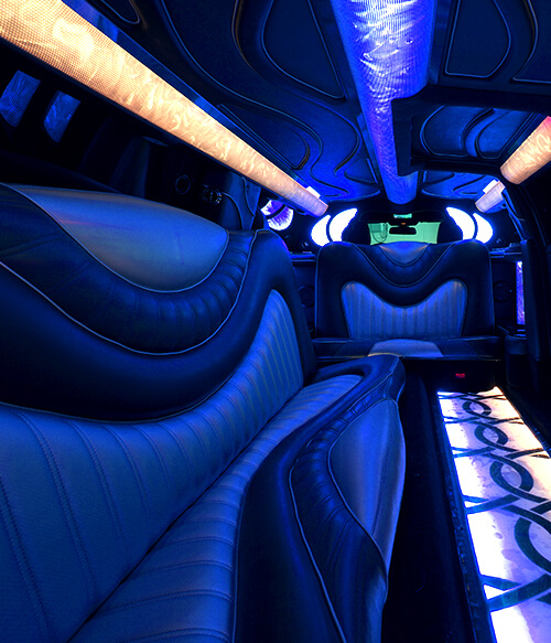 limo rental interior